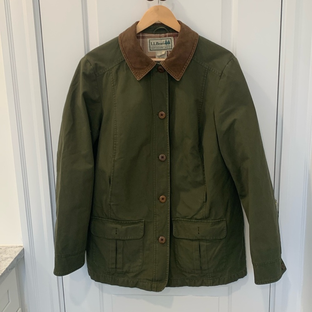LL Bean barn coat